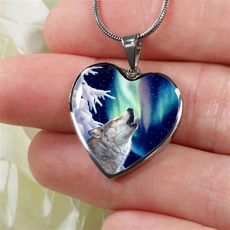 wolf necklace for women|wolf pendant for women.